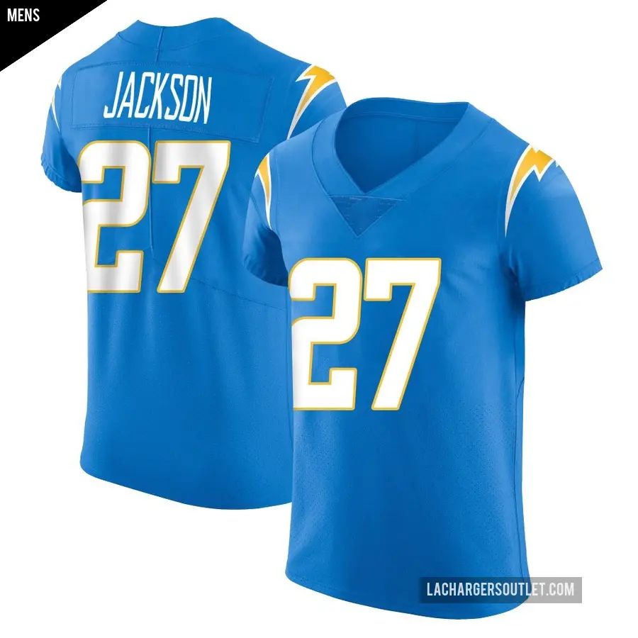 Men's Los Angeles Chargers ＃27 JaQuae Jackson Blue Elite Alternate Vapor Untouchable Jersey