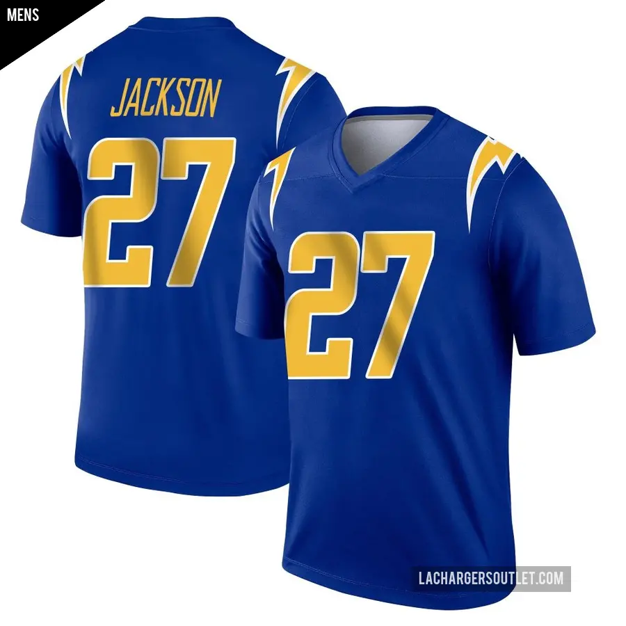 Men's Los Angeles Chargers ＃27 JaQuae Jackson Royal Legend 2nd Alternate Jersey