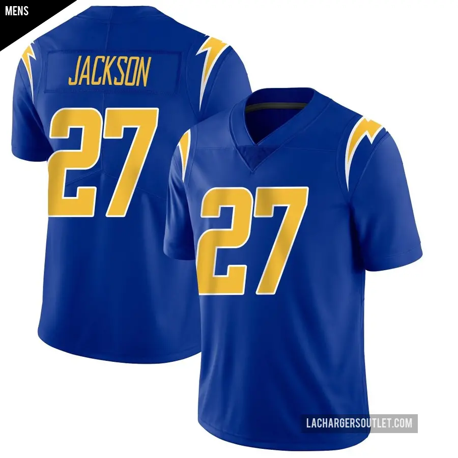 Men's Los Angeles Chargers ＃27 JaQuae Jackson Royal Limited 2nd Alternate Vapor Jersey