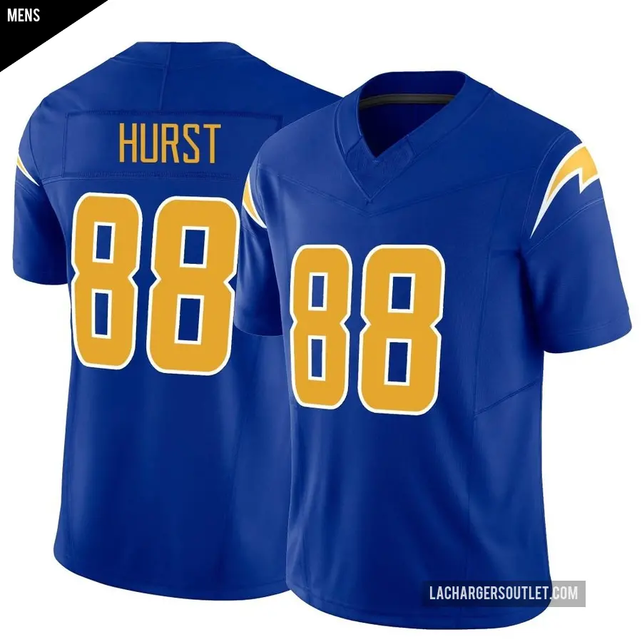 Men's Los Angeles Chargers ＃88 Hayden Hurst Royal Limited Vapor F.U.S.E. Jersey