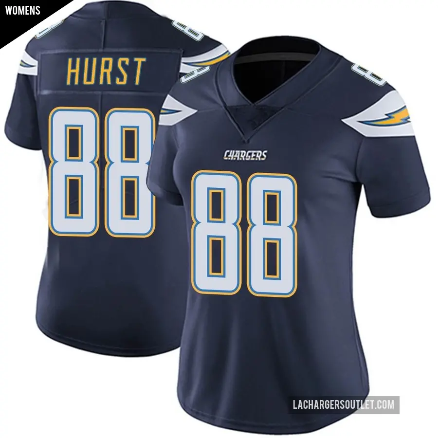 Women's Los Angeles Chargers ＃88 Hayden Hurst Navy Limited Team Color Vapor Untouchable Jersey