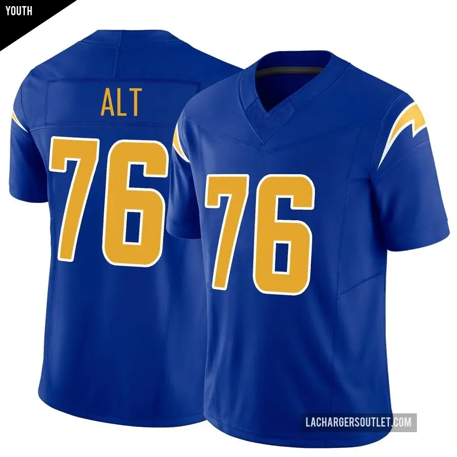 Youth Los Angeles Chargers ＃76 Joe Alt Royal Limited Vapor F.U.S.E. Jersey