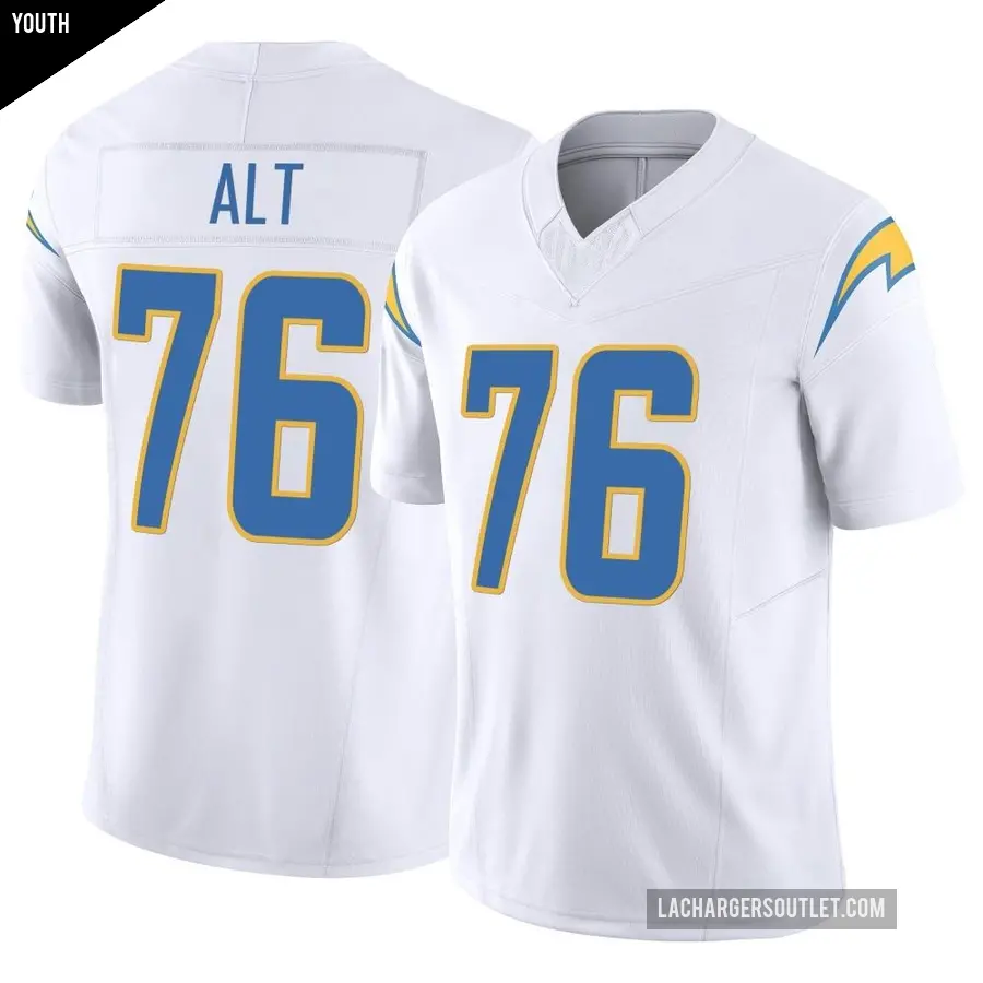 Youth Los Angeles Chargers ＃76 Joe Alt White Limited Vapor F.U.S.E. Jersey